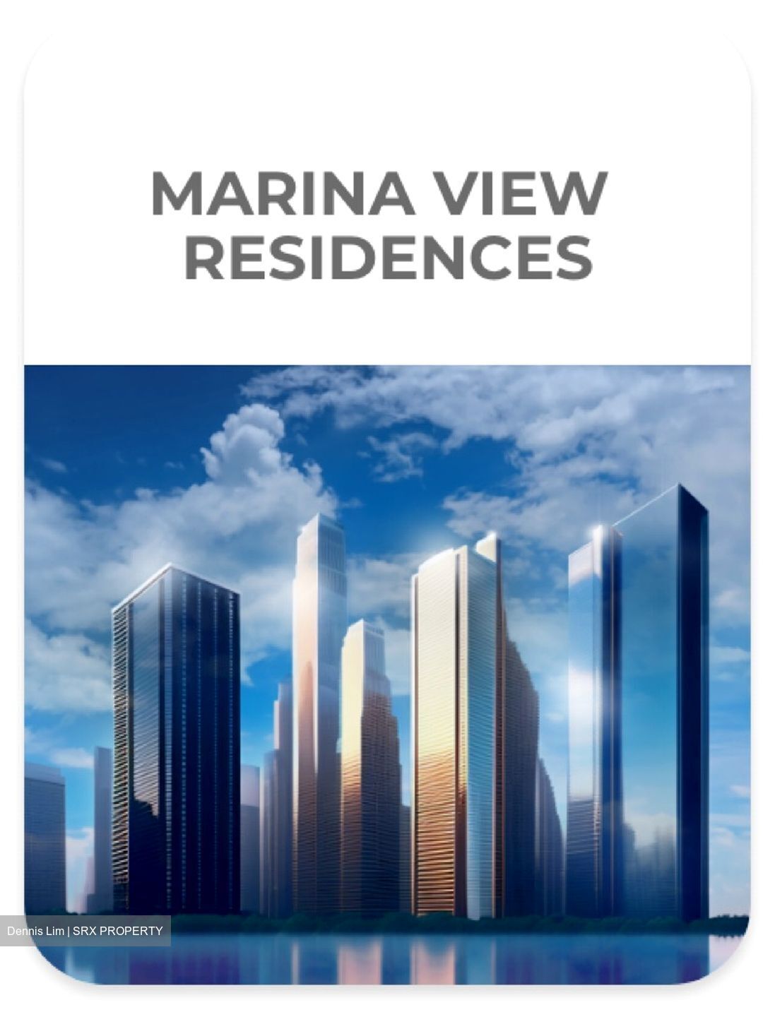 W RESIDENCES MARINA VIEW - SINGAPORE (D1), Apartment #631470121